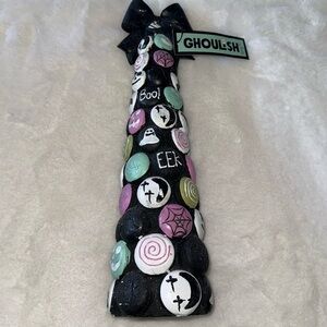 Ghoulish Halloween Resin Candy Tree Table Decor